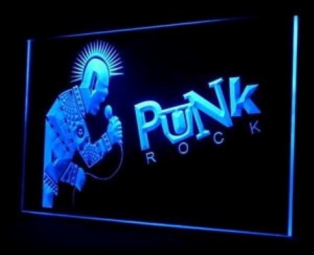 Punk Rock LED Neon Sign